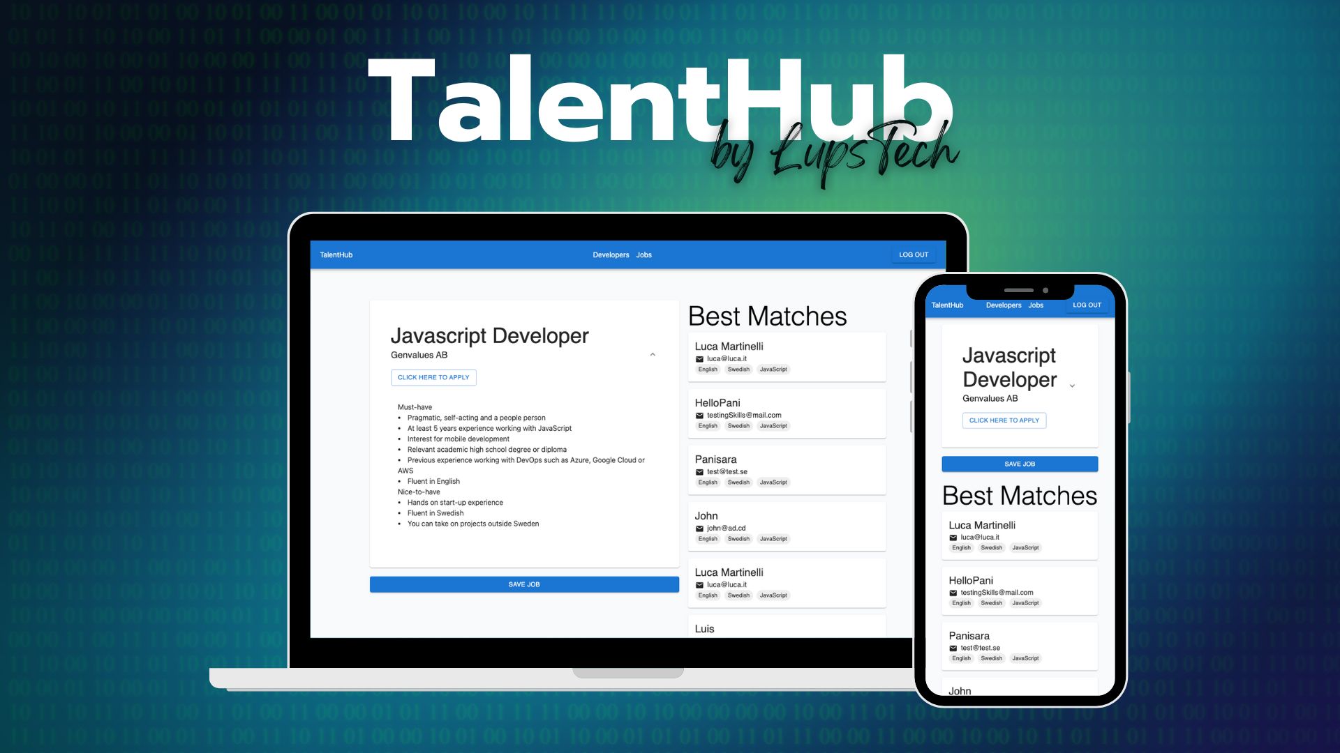 Talent Hub by LupsTech cover image